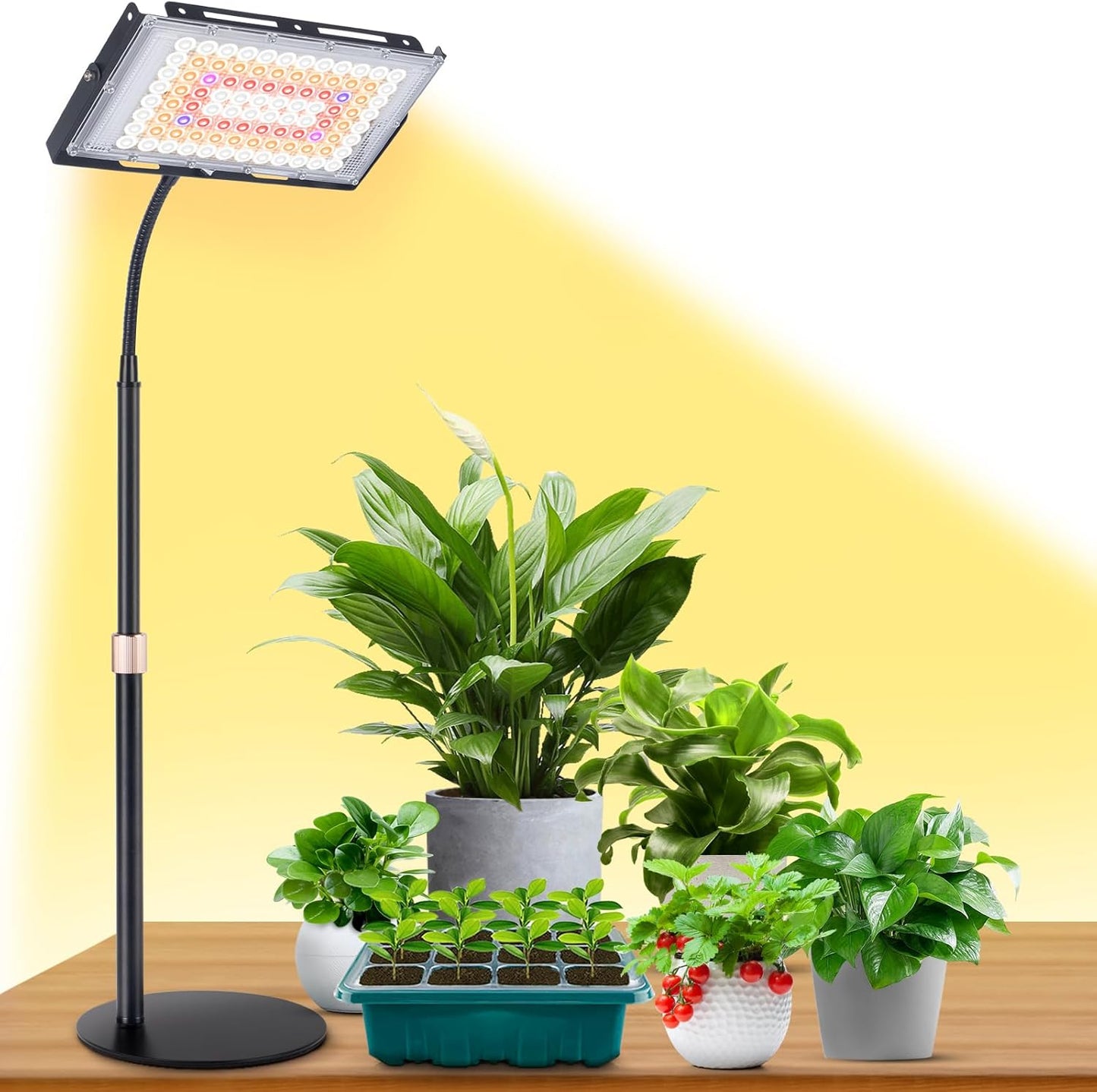 LBW Indoor Plant Grow Light - Full Spectrum, Height Adjustable