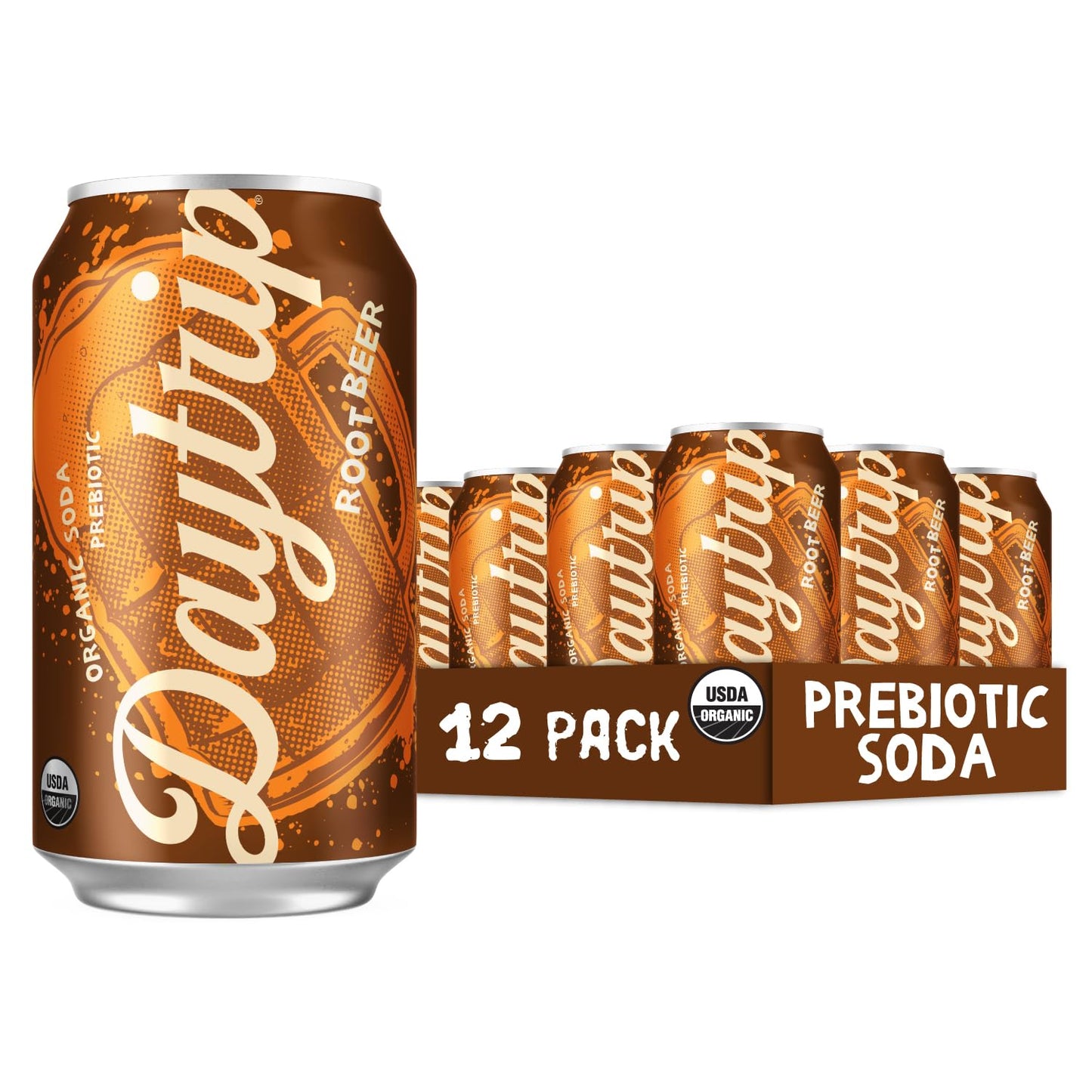 Daytrip Sparkling Prebiotic Soda - Low Calorie & Gut Health