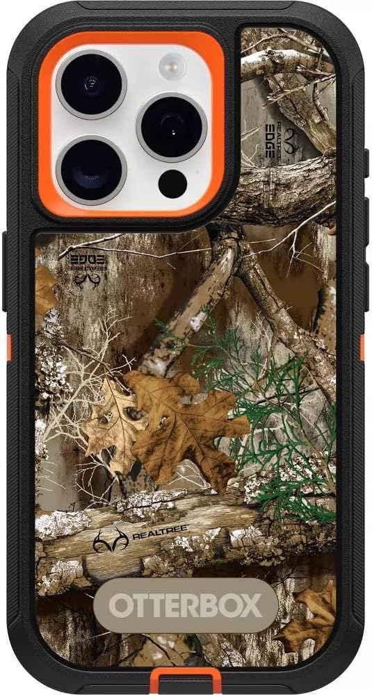 OtterBox iPhone 15 Pro Defender Series Case - Realtree Blaze Edge