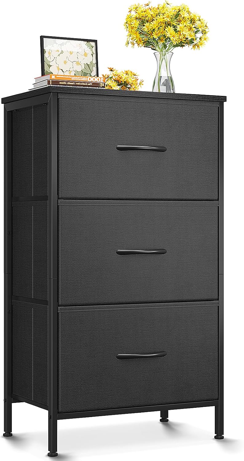 AODK Dresser for Bedroom with 3 Storage Drawers Organizer