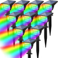 Solar Color Changing Spotlights 10 Pack - Multicolor Outdoor