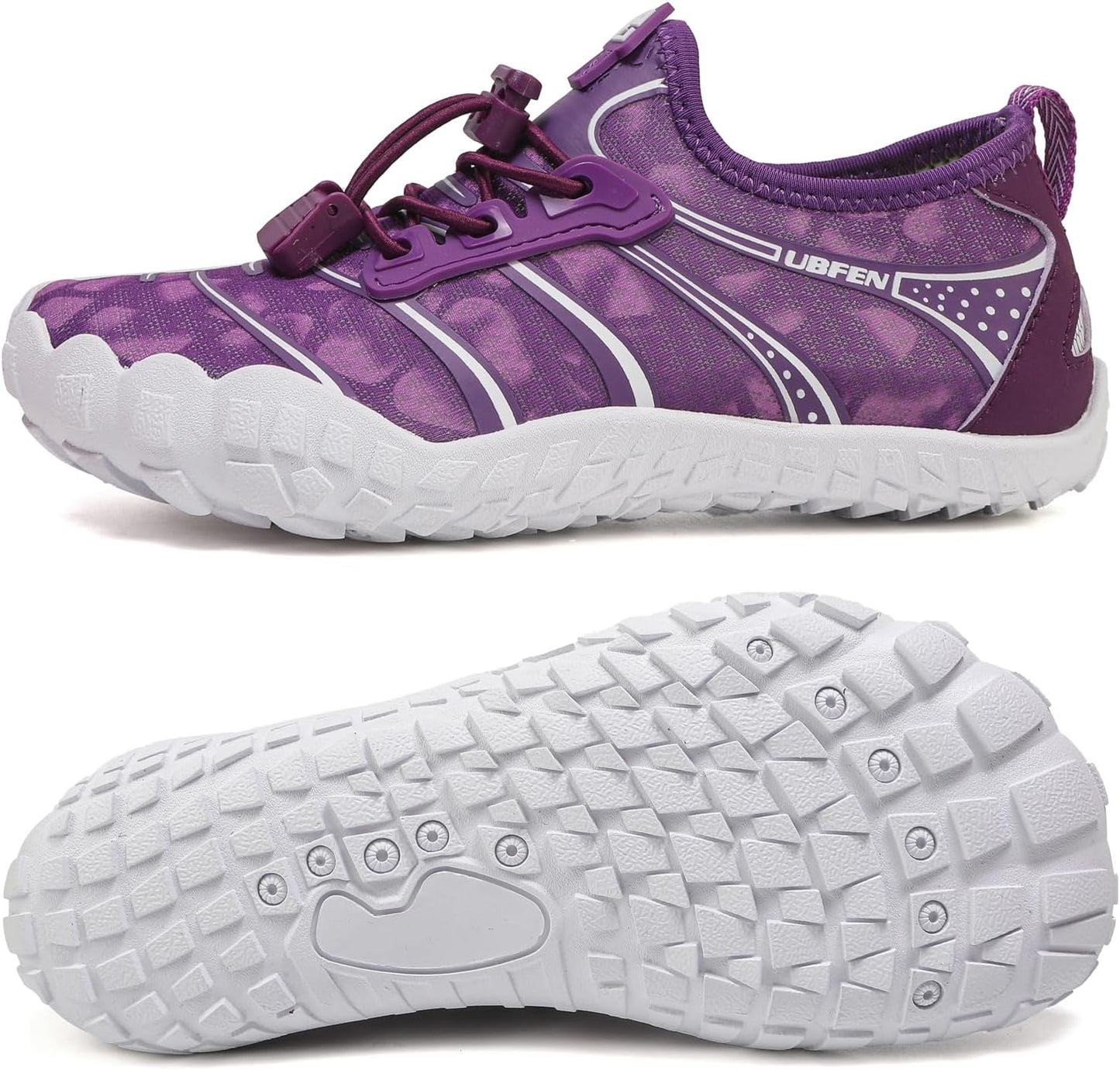 UBFEN Water Shoes for Kids: Quick Dry Aqua Socks for Beach Fun