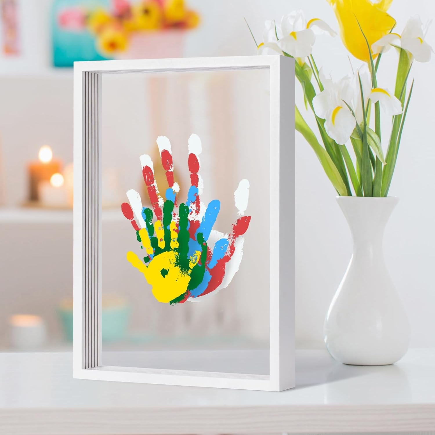 Family Handprint Kit - DIY Keepsake Frame for Cherished Memories
