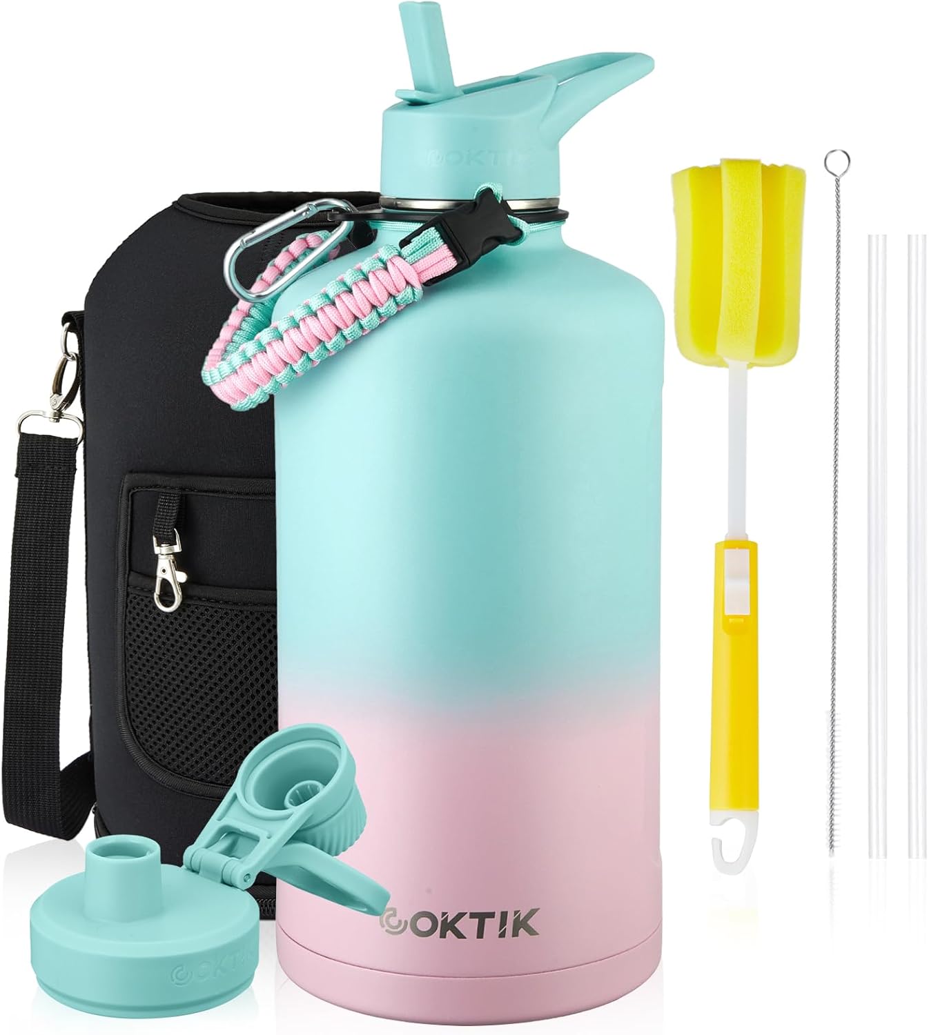 COKTIK 128 oz Insulated Water Bottle - Triple Wall Flask