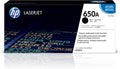 HP 650A Black Toner Cartridge CE270A - High Yield Office Replacement