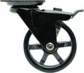 8276E Designer Casters 3 in Polyurethane Black Mag - Sturdy Mobility
