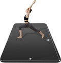 Large Yoga Mat 6ft x 4ft Extra Wide Exercise Mat - Thick TPE Cushion