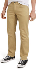 Men's Straight Fit Stretch Waist Chino Pants - Casual Comfort