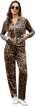 Marvmys Velour Tracksuit Womens 2 Piece Outfits - Soft Velvet