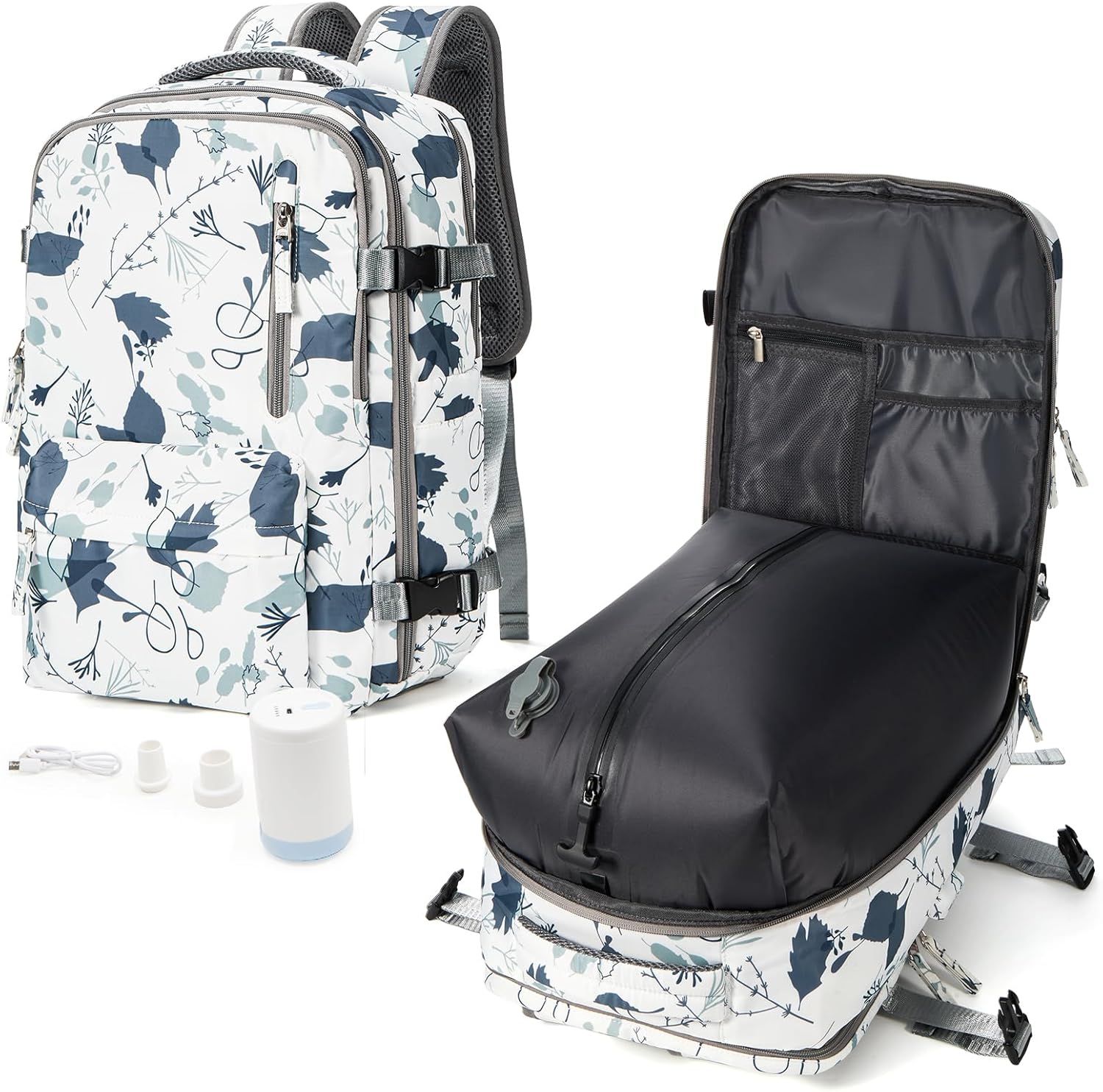VGCUB Travel Backpack with Vacuum System for Business and College