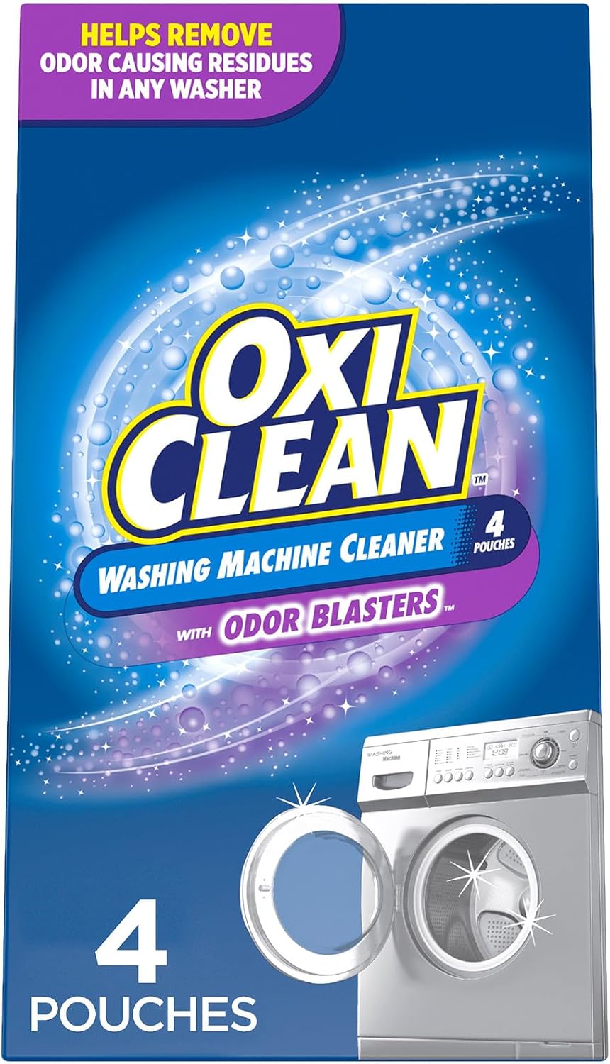 Fresh & Clean: OxiClean Washer Cleaner, 4 Pack