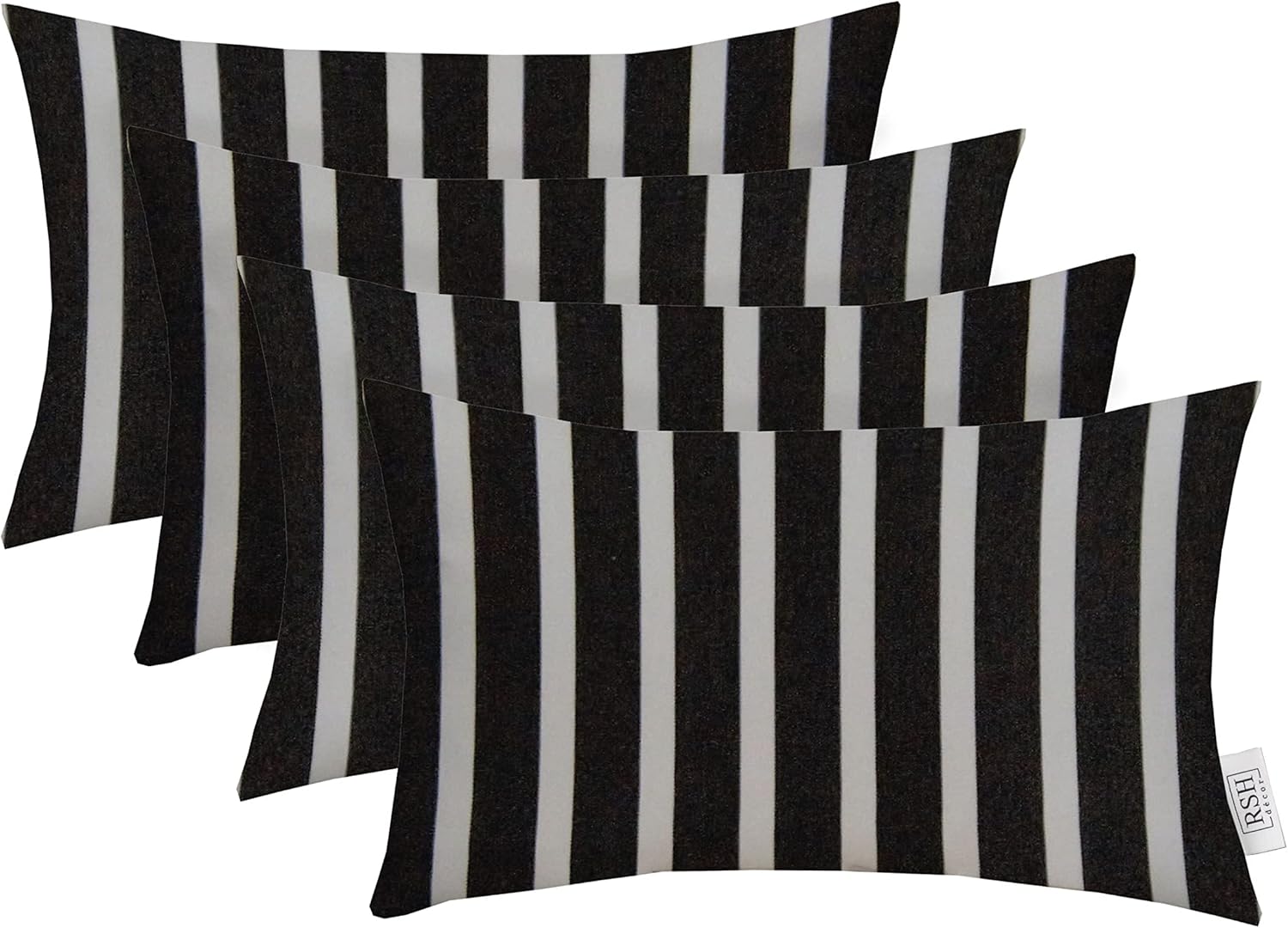 Sunbrella Lumbar Throw Pillows Set of 4 for Outdoor Comfort