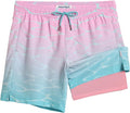 Mens 2 in 1 Swim Trunks 7 in Board Shorts with Compression Liner
