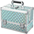 Joligrace Makeup Box 11.6 in Cosmetic Train Case - Travel Organizer