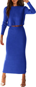 PRETTYGARDEN Women's 2 Piece Sweater Set - Comfortable Fall Staple