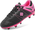 DREAM PAIRS Boys Girls Soccer Football Cleats Shoes for Kids