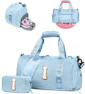 Personalized Gym Bag for Granddaughter with Shoe Compartment