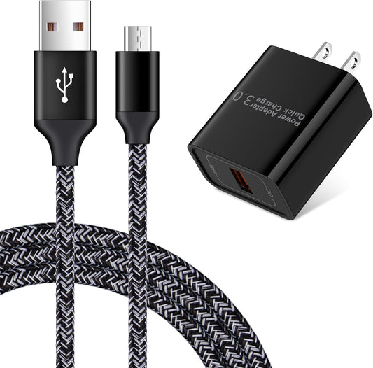 Fast Charge Android Wall Charger & Cable Set by ANDHOT