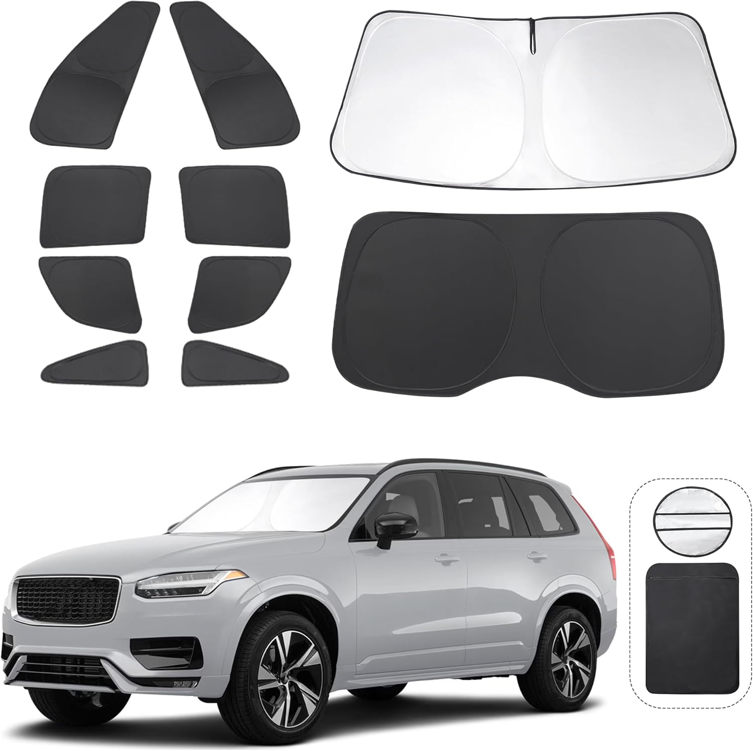 Custom Fit Window Shades for Volvo XC90 2016-2025 Models