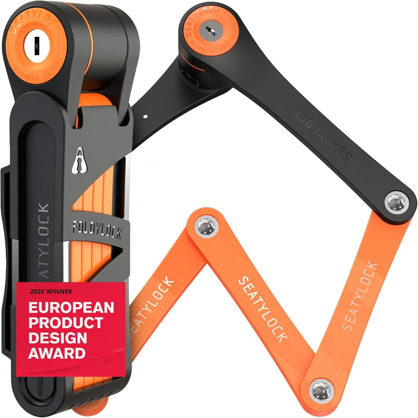 Seatylock FoldyLock Compact Folding Bike Lock - Lightweight Security