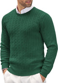Crewneck Knit Sweater Slim Fit Lightweight Pullover - Casual Twist its