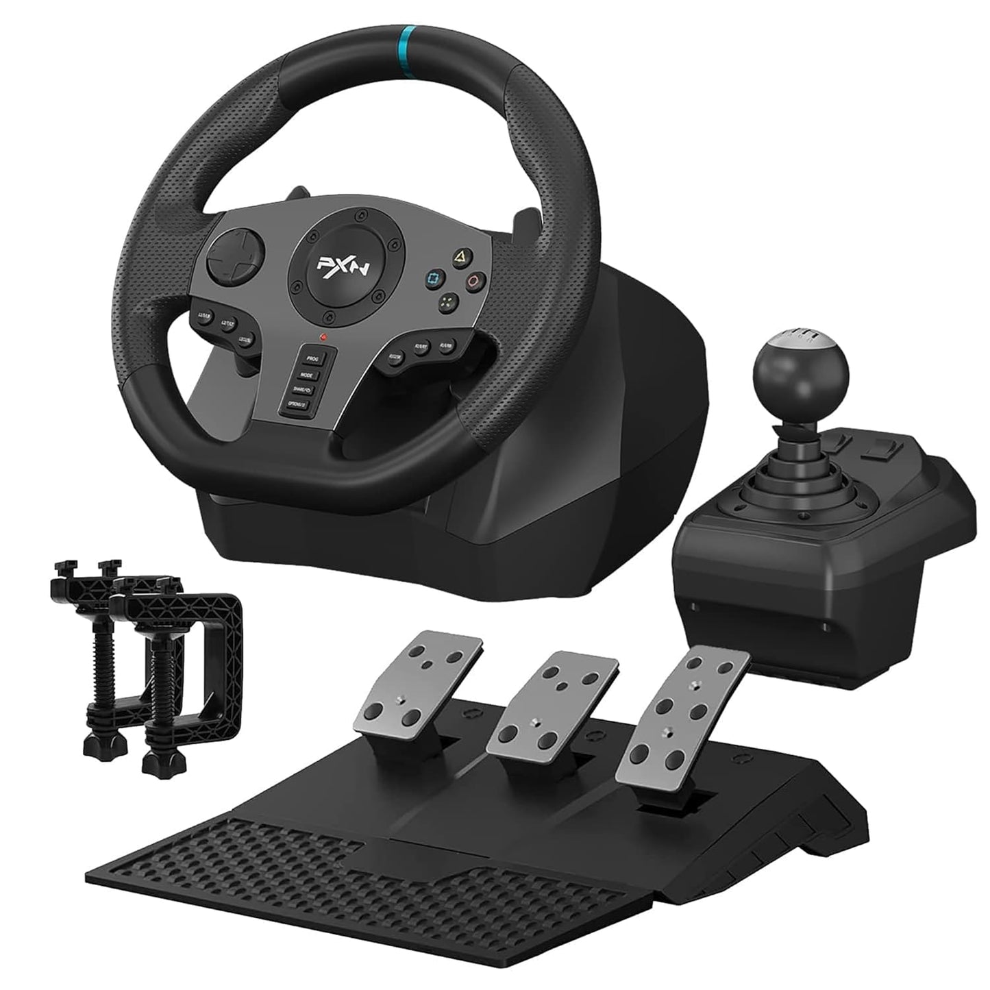 PXN V9 Racing Wheel with Pedals and Shifter for Ultimate Gaming
