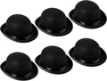 Felt Bowler Top Hats Bulk for Magician Steampunk Costume - 6 Pack