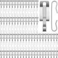 48pc Moxweyeni Heat Cable Roof Clips Set - Deice Safely