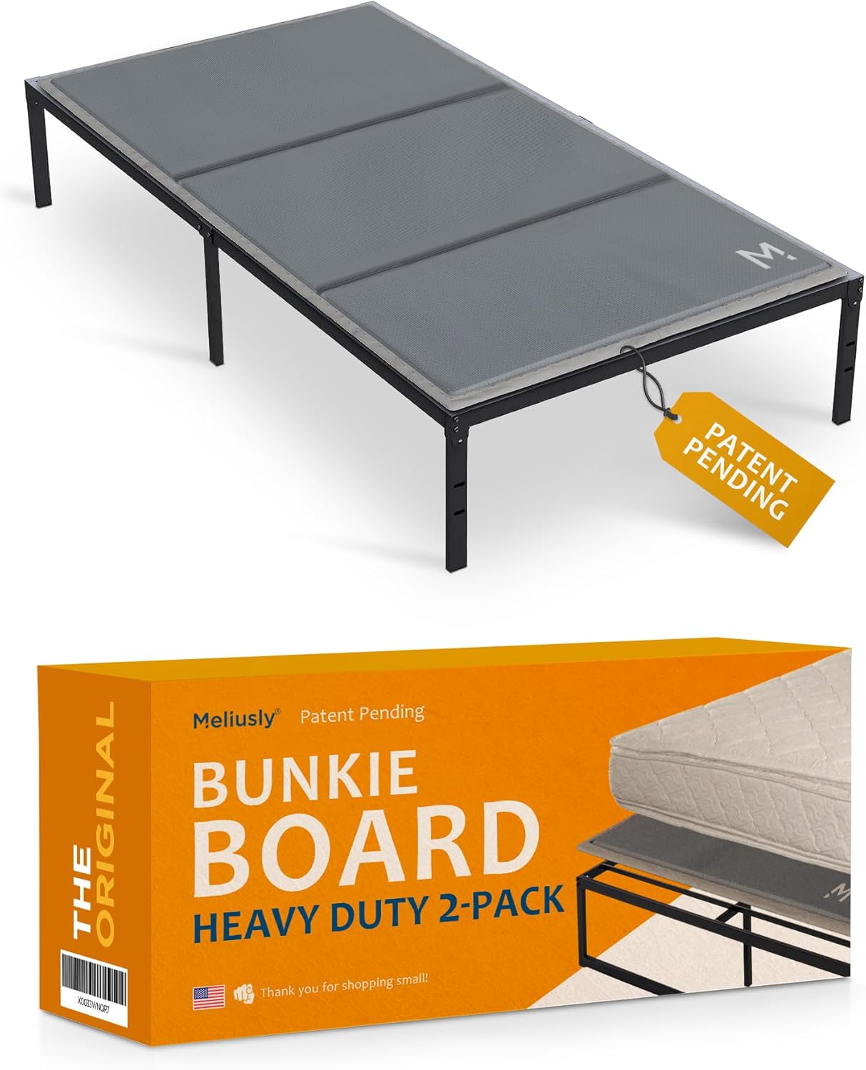 Meliusly Heavy Duty 10mm Bunkie Board for Twin Size Beds