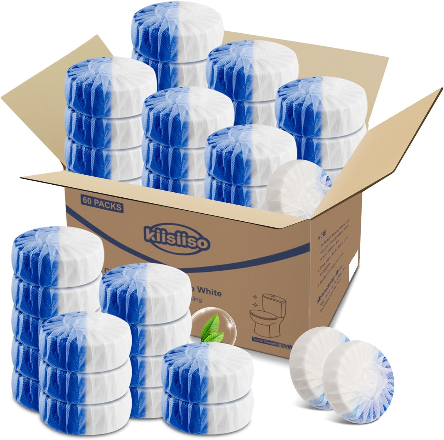 KIISIISO Ultra Clean Toilet Tablets for Long-Lasting Freshness