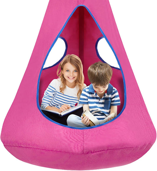 Kids Nest Swing Chair with Detachable Play Tent for Fun