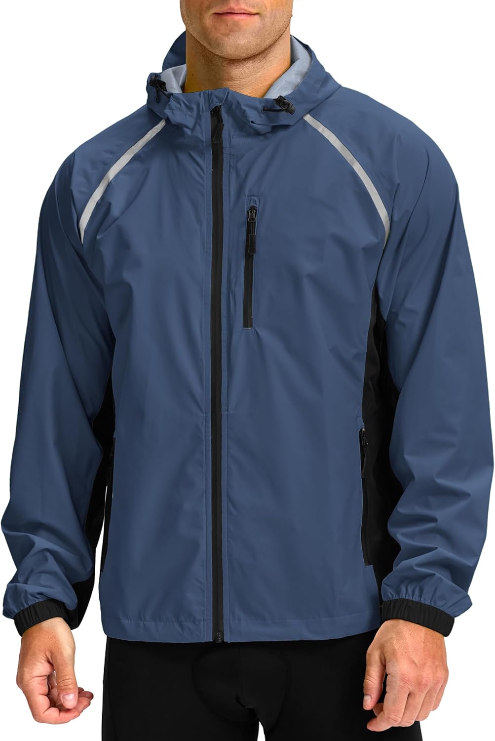 Men's Cycling Rain Jackets Waterproof Lightweight Windbreaker