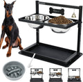 Elevated Dog Bowls with Slow Feeder for Large and Medium Dogs - Better