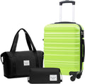 LONG VACATION Carry On Luggage 20 Inch - Lightweight 3-Piece Set