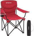 KingCamp Oversized Quad Chair - 300lbs Capacity - Portable & Padded - Ideal for Outdoor Adventures!