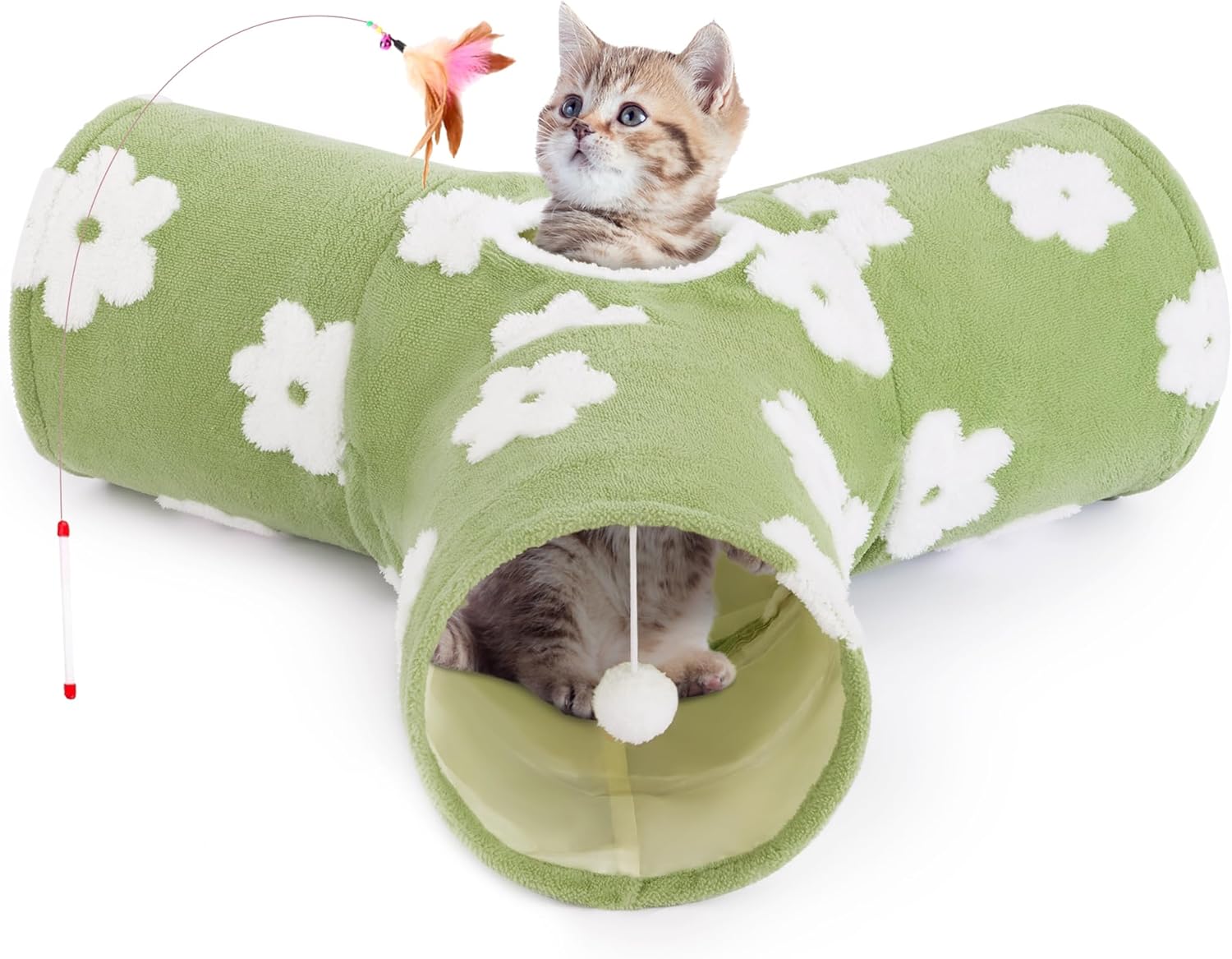 3-Way Collapsible Cat Tunnel for Endless Fun!