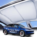Zanch 2025 Tesla Model Y Juniper Glass Roof Sunshade - Cool, Precise