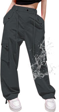 Parachute Cargo Pants Girls & Women Y2K Baggy Waterproof (Style X13K)