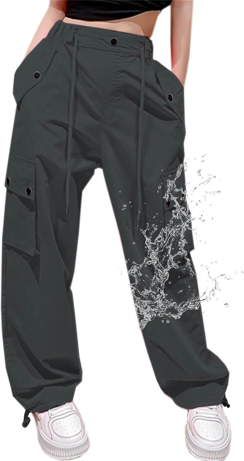 Cromoncent Cargo Pants for Girls & Women - Y2K Style Baggy Pants