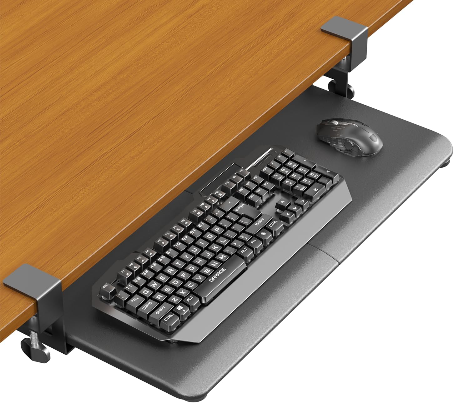 ERGOMAKER Under Desk Keyboard Tray - Maximize Workspace Comfort