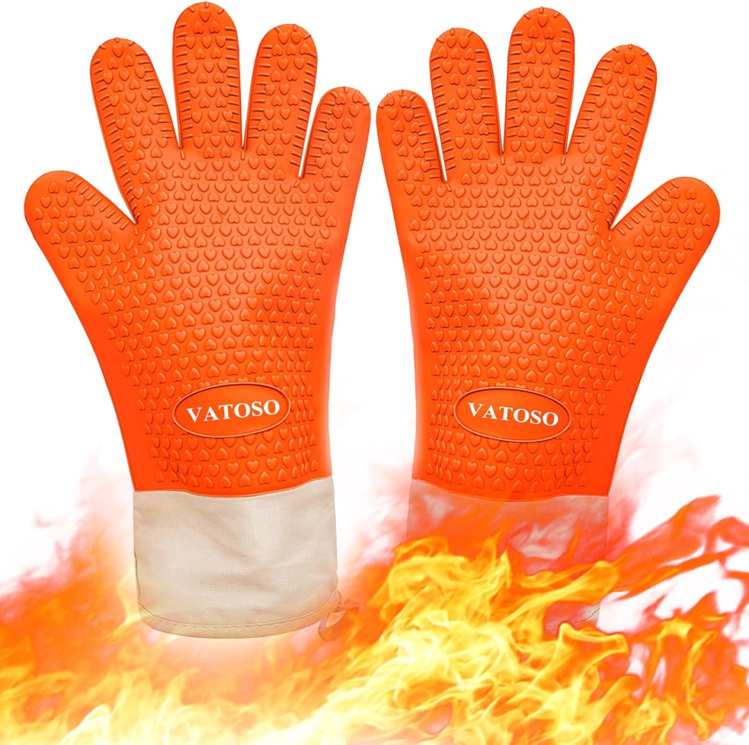 VATOSO BBQ Gloves: Beat Heat & Fire, Master Grilling!