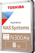 Toshiba N300 PRO 8TB Internal Hard Drive for Business NAS