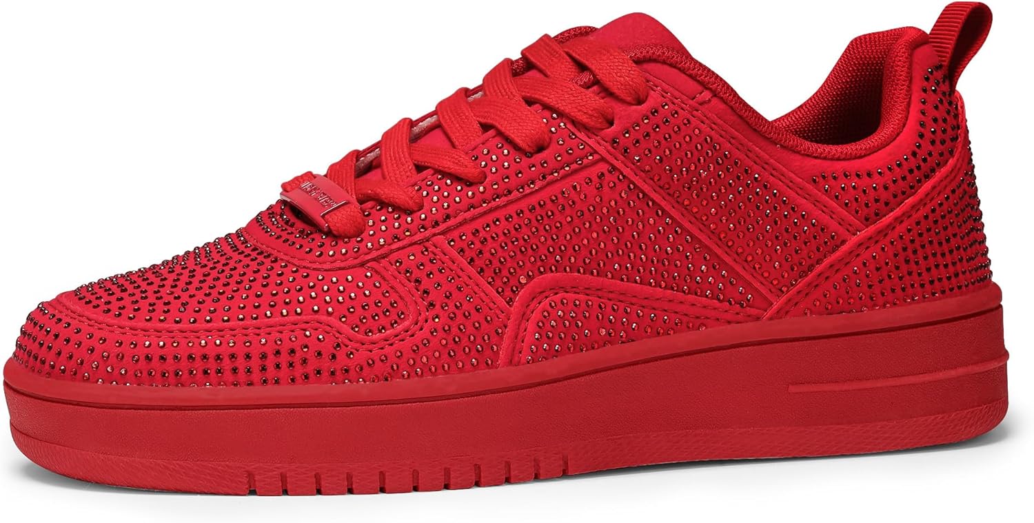 Fashion Sparkle Rhinestone Sneakers for Women - Stylish Comfort