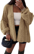 ATHMILE Womens Fall Oversized Cardigan Sweater - Cozy Lightweight