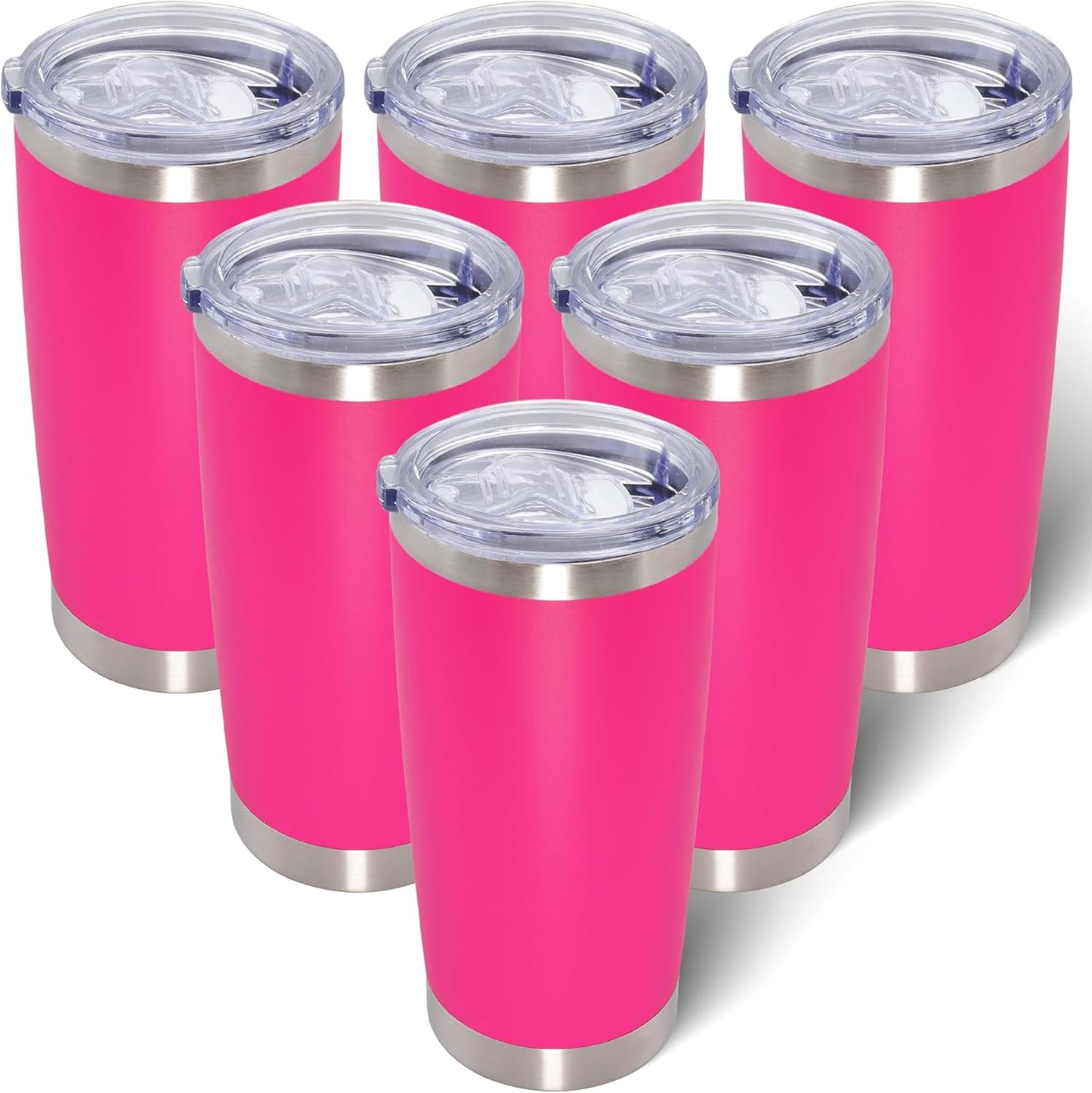 20oz Stainless Steel Tumblers with Lid for Hot and Cold Drinks