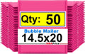 iMBAPrice 14.25x20 in Hot Pink Poly Bubble Mailers #7 - Jumbo 50-Pack