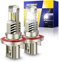 AUTOONE Upgraded H13/9008 LED Bulbs 26,000LM - Bright, Mini Plug