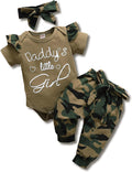 Daddys Little Girl Camo Outfit Set