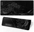 Japanese Gaming Mouse Pad Kanagawa Large Mousepad - Smooth, Waterproof