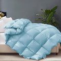 Cosybay Twin Size Feather Down Fiber Comforter 68x90 in - Ultra Fluffy